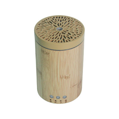150ml 500MA Bamboo Essential Oil Diffuser Hollow Top ABS For SPA
