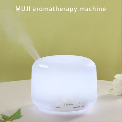 12W Aromatherapy Diffuser Humidifier Large Capacity Ultrasonic 500ml White 14 Colors Light