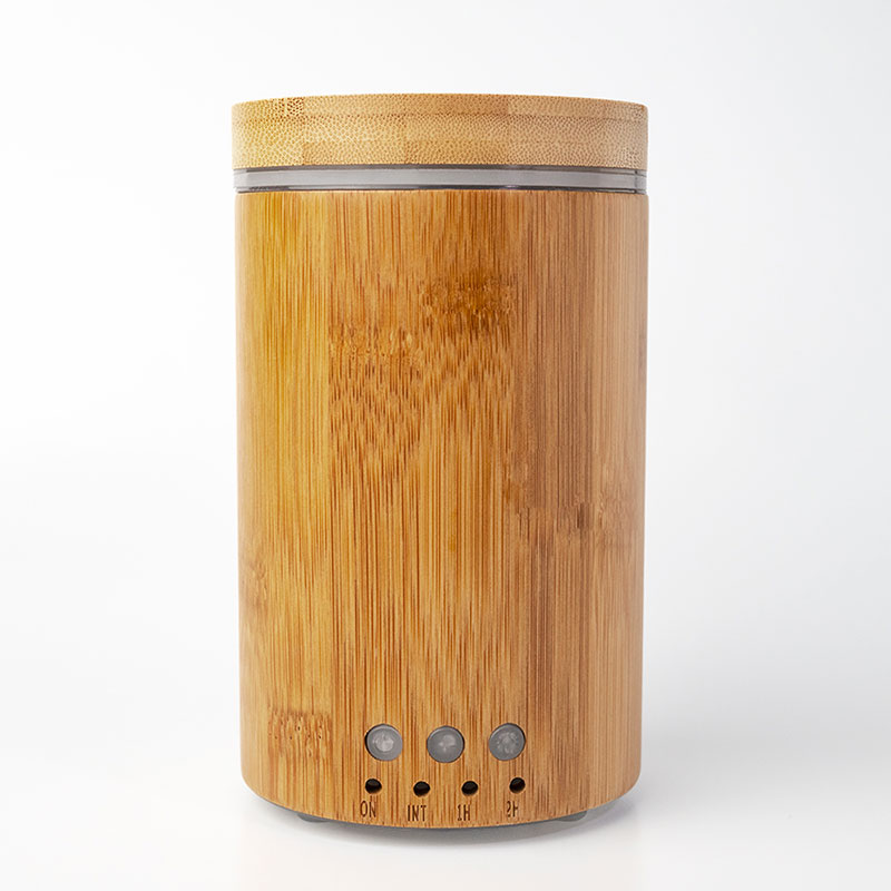 Bamboo Ultrasonic Aromatherapy Diffuser Auto Hotel Scent Diffuser Machine Shut Off