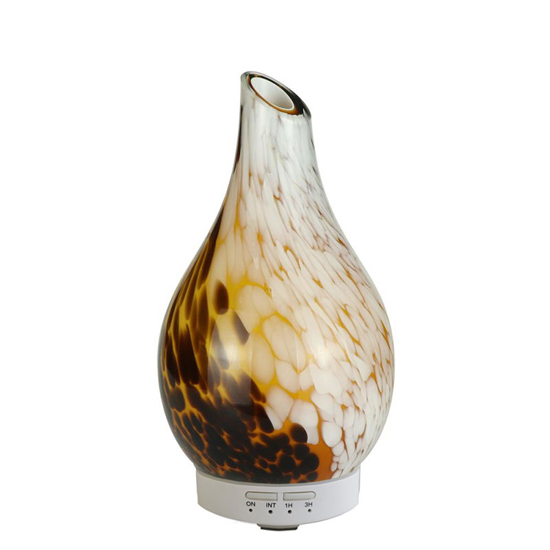 Home Scent Oil Diffuser Machine Tear Shape Glass Shelves
