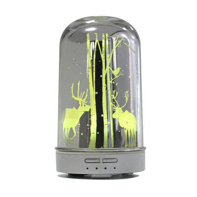 Kids 3D Aromatherapy Diffuser 3H Glass Air Humidifier Deer Pattern