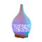 Wood Aromatherapy Air Humidifier Light Grain Base Tear Shape Ceramic Massage 9*23.2 Cm
